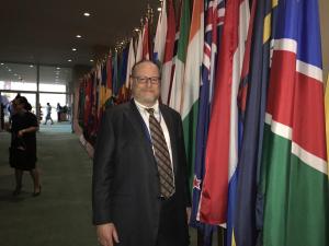 Dr Hart at the United Nations
